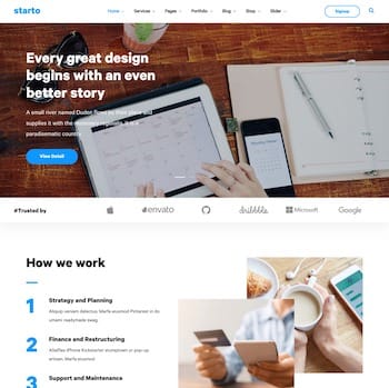 Home 3 – Starto SaaS Tech Startup WordPress 1