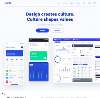 Home 4 – Starto SaaS Tech Startup WordPress