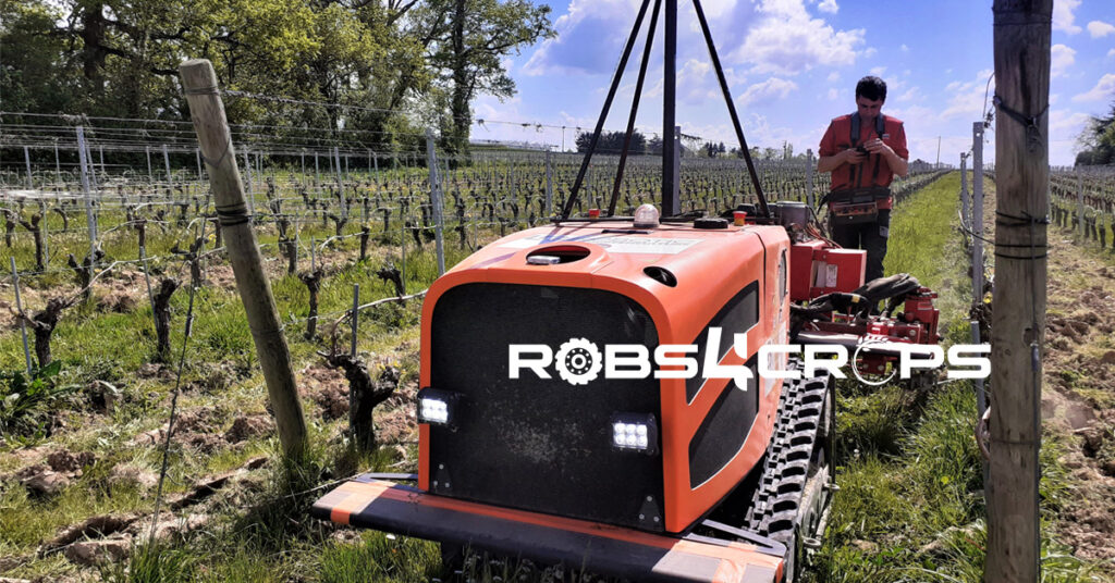 robs4crops robot in a grape field