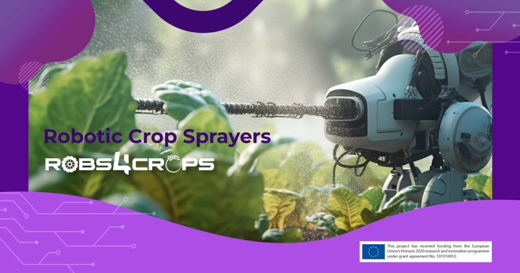 Robotic crop spraying