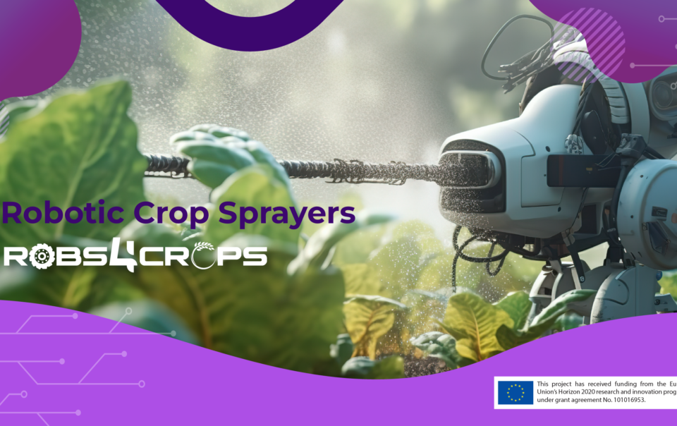 Robotic crop spraying